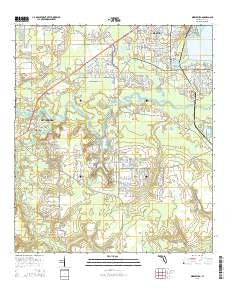 Middleburg Florida Current topographic map, 1:24000 scale, 7.5 X 7.5 Minute, Year 2015