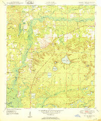 Millers Ferry Florida Historical topographic map, 1:24000 scale, 7.5 X 7.5 Minute, Year 1950