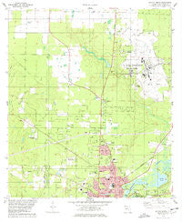 Milton North Florida Historical topographic map, 1:24000 scale, 7.5 X 7.5 Minute, Year 1978