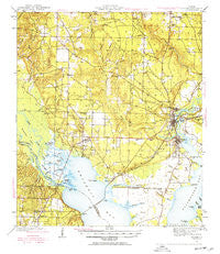 Milton Florida Historical topographic map, 1:62500 scale, 15 X 15 Minute, Year 1941