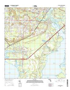 Milton South Florida Current topographic map, 1:24000 scale, 7.5 X 7.5 Minute, Year 2015