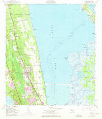 Mims Florida Historical topographic map, 1:24000 scale, 7.5 X 7.5 Minute, Year 1949