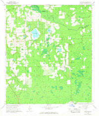 Monteocha Florida Historical topographic map, 1:24000 scale, 7.5 X 7.5 Minute, Year 1966