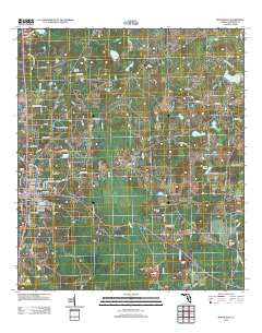 Monticello Florida Historical topographic map, 1:24000 scale, 7.5 X 7.5 Minute, Year 2012