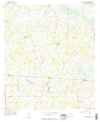 Monticello NE Florida Historical topographic map, 1:24000 scale, 7.5 X 7.5 Minute, Year 1956