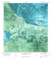 Moore Haven Florida Historical topographic map, 1:24000 scale, 7.5 X 7.5 Minute, Year 1970