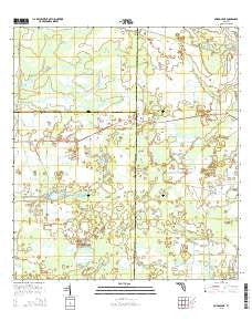 Murdock NE Florida Current topographic map, 1:24000 scale, 7.5 X 7.5 Minute, Year 2015