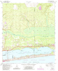 Navarre Florida Historical topographic map, 1:24000 scale, 7.5 X 7.5 Minute, Year 1970