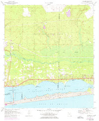 Navarre Florida Historical topographic map, 1:24000 scale, 7.5 X 7.5 Minute, Year 1970