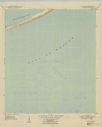New Inlet Florida Historical topographic map, 1:31680 scale, 7.5 X 7.5 Minute, Year 1950