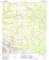 Niceville Florida Historical topographic map, 1:24000 scale, 7.5 X 7.5 Minute, Year 1970