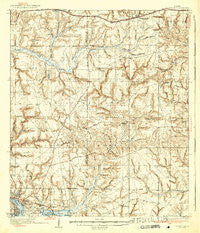 Niceville Florida Historical topographic map, 1:62500 scale, 15 X 15 Minute, Year 1936