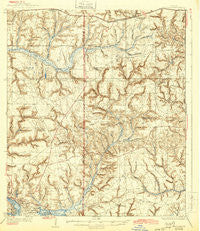 Niceville Florida Historical topographic map, 1:62500 scale, 15 X 15 Minute, Year 1936
