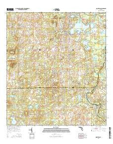 Nobleton Florida Current topographic map, 1:24000 scale, 7.5 X 7.5 Minute, Year 2015