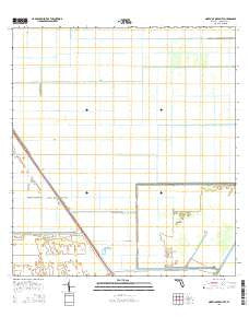 North of Deem City Florida Current topographic map, 1:24000 scale, 7.5 X 7.5 Minute, Year 2015