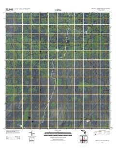North of Fiftymile Bend Florida Historical topographic map, 1:24000 scale, 7.5 X 7.5 Minute, Year 2012