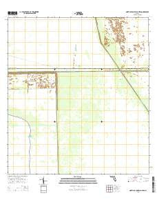 North of Lone Palm Head Florida Current topographic map, 1:24000 scale, 7.5 X 7.5 Minute, Year 2015
