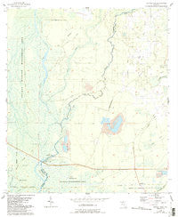 Nutall Rise Florida Historical topographic map, 1:24000 scale, 7.5 X 7.5 Minute, Year 1955