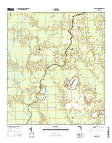 Nutall Rise Florida Current topographic map, 1:24000 scale, 7.5 X 7.5 Minute, Year 2015