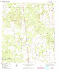 O'Brien Florida Historical topographic map, 1:24000 scale, 7.5 X 7.5 Minute, Year 1969