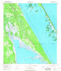 Oak Hill Florida Historical topographic map, 1:24000 scale, 7.5 X 7.5 Minute, Year 1949