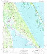 Oak Hill Florida Historical topographic map, 1:24000 scale, 7.5 X 7.5 Minute, Year 1949