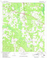Oakdale Florida Historical topographic map, 1:24000 scale, 7.5 X 7.5 Minute, Year 1982