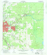 Ocala East Florida Historical topographic map, 1:24000 scale, 7.5 X 7.5 Minute, Year 1967
