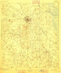 Ocala Florida Historical topographic map, 1:62500 scale, 15 X 15 Minute, Year 1895