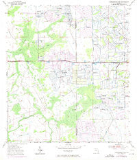 Okeechobee 1 NW Florida Historical topographic map, 1:24000 scale, 7.5 X 7.5 Minute, Year 1953