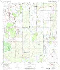 Okeechobee 1 SE Florida Historical topographic map, 1:24000 scale, 7.5 X 7.5 Minute, Year 1953