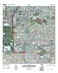 Opa-locka Florida Historical topographic map, 1:24000 scale, 7.5 X 7.5 Minute, Year 2012