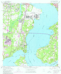 Orange Park Florida Historical topographic map, 1:24000 scale, 7.5 X 7.5 Minute, Year 1964