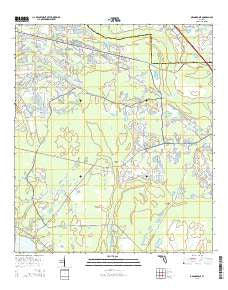 Orangedale Florida Current topographic map, 1:24000 scale, 7.5 X 7.5 Minute, Year 2015