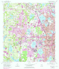 Orlando West Florida Historical topographic map, 1:24000 scale, 7.5 X 7.5 Minute, Year 1956