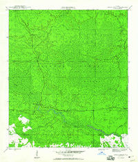 Owens Bridge Florida Historical topographic map, 1:24000 scale, 7.5 X 7.5 Minute, Year 1946