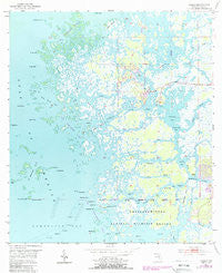 Ozello Florida Historical topographic map, 1:24000 scale, 7.5 X 7.5 Minute, Year 1954