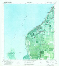 Pahokee Florida Historical topographic map, 1:24000 scale, 7.5 X 7.5 Minute, Year 1970