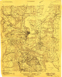 Palatka Florida Historical topographic map, 1:48000 scale, 15 X 15 Minute, Year 1912