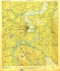 Palatka Florida Historical topographic map, 1:62500 scale, 15 X 15 Minute, Year 1915