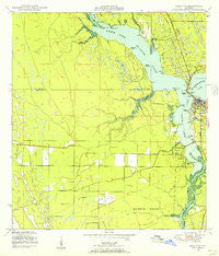 Palm City Florida Historical topographic map, 1:24000 scale, 7.5 X 7.5 Minute, Year 1948
