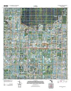 Palm Beach Farms Florida Historical topographic map, 1:24000 scale, 7.5 X 7.5 Minute, Year 2012