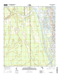 Palm Valley Florida Current topographic map, 1:24000 scale, 7.5 X 7.5 Minute, Year 2015