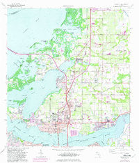 Palmetto Florida Historical topographic map, 1:24000 scale, 7.5 X 7.5 Minute, Year 1964
