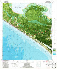 Panama City Beach Florida Historical topographic map, 1:24000 scale, 7.5 X 7.5 Minute, Year 1982