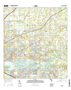 Parrish Florida Current topographic map, 1:24000 scale, 7.5 X 7.5 Minute, Year 2015