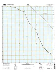 Pavilion Key OE W Florida Current topographic map, 1:24000 scale, 7.5 X 7.5 Minute, Year 2015