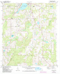 Paxton Florida Historical topographic map, 1:24000 scale, 7.5 X 7.5 Minute, Year 1973