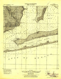 Pensacola Florida Historical topographic map, 1:62500 scale, 15 X 15 Minute, Year 1921