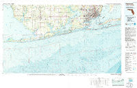 Pensacola Florida Historical topographic map, 1:100000 scale, 30 X 60 Minute, Year 1978
